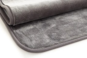 Kúpeľňový koberček Miami Viscose sivý