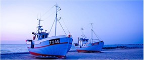 Obraz - Vylodenie za súmraku (120x50 cm)