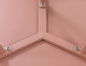 Konferenčný stolík Minot - v45 x Ø60 cm - Ružová