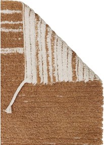 Bavlnený koberec v tehlovej farbe 170x240 cm Twin Toffee – Lorena Canals