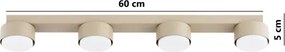 Brilagi - LED bodové svietidlo MONO 4xGX53/30W/230V béžové