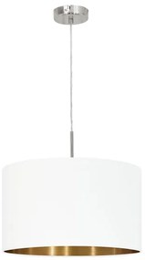 Eglo 78695 - Luster na lanku PASTERI 1xE27/60W/230V biela