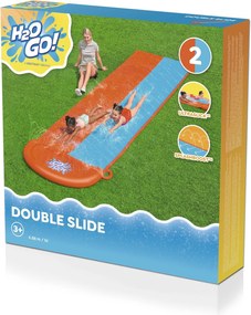 CH DVOJNÁSOBNÁ VODNÁ ŠMYKĽAVKA 488 CM *9085