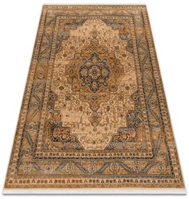 Koberec KESHAN Ornament, strapce 8995/53565 béžový / modrý