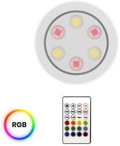 Ecolamp LED svietidlo Jojo, 1x LED 0,6w 3000-6000k, w, RGB, ovládač