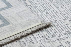 Koberec TULS 51242 s rámikom, slonovinová modrá