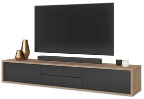 TV stolík Fiora 39 (dub olejovaný + antracit). Vlastná spoľahlivá doprava až k Vám domov. 1066463