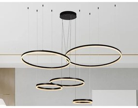 LED Stmievateľný luster na lanku LED/220W/230V 3000-6500K + diaľkové ovládanie