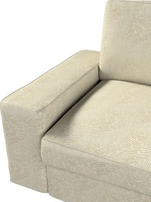 Poťah na sedačku Kivik (nerozkladá sa, pre 2 osoby) farba produktu béžová látka lesklá, zapletaná, vzorované