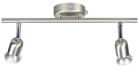 NORDLUX Stropné kovové reflektory AVENUE, 2xGU10, 28W, strieborná