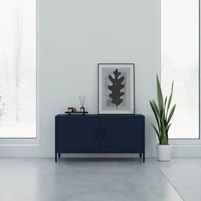 TV stolík na nožičkách ROSA, 1150 x 595 x 400 mm, Modern: tmavomodrá farba