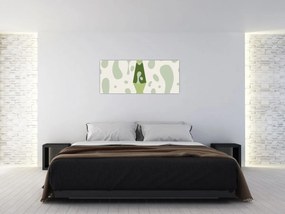 Obraz - Hippies, lávová lampa (120x50 cm)
