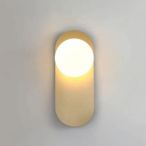 Toolight Toolight, nástenné svietidlo 30x12cm, 1xG9, APP1587-1W, zlatá-biela, OSW-04123