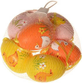 Sada závesných veľkonočných vajíčok 5 cm, 6 ks