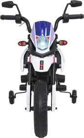 Elektrická motorka Aprilia RX biela