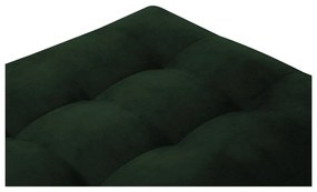 Zelená zamatová podnožka Milo Casa Santo