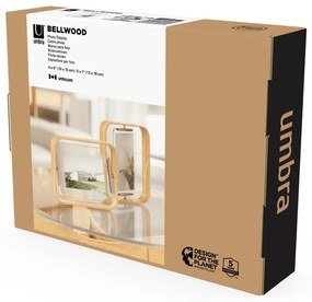 Drevený stojací rámček v prírodnej farbe 19x24 cm Bellwood – Umbra