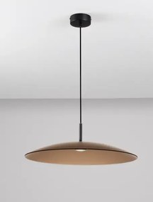 LED čierno-moca hnedý moderný luster Polifemo 60