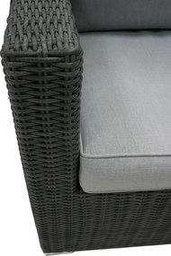 DEOKORK Ratanová variabilná zostava SEVILLA pre 5 osob (antracit)