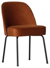 Zamatové jedálenské stoličky v súprave 2 ks v tehlovej farbe Vogue – WOOOD