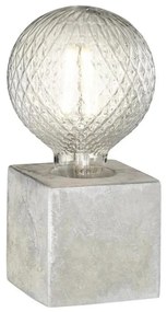 WOFI 8213.01.50.7000 - Stolná lampa BROAD 1xE27/10W/230V betón