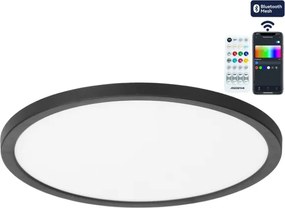 Brilagi - LED RGBW stmievateľné stropné svietidlo VIBE LED/24W/230V 3000-6500K čierne +s diaľkovým ovládaním