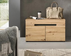 Predsieňová zostava Cano (4-dielna), šedá/dub artisan