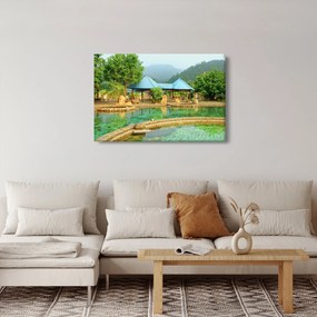 Obraz - Shanghai hotel park (90x60 cm)