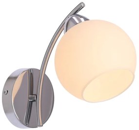 Nástenná lampa AMOS 1xE27/40W/230V lesklý chróm