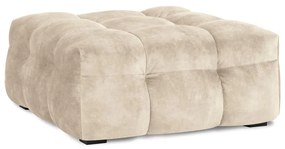 Béžový zamatový puf Windsor &amp; Co Sofas Vesta