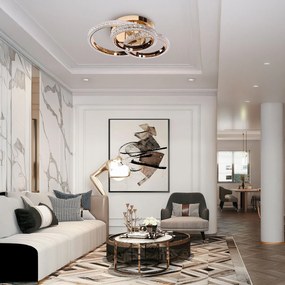 Toolight Toolight, LED stropné svietidlo 52cm, 54W, 4000K, 4500lm, MS013-C, ružové zlato, OSW-09625