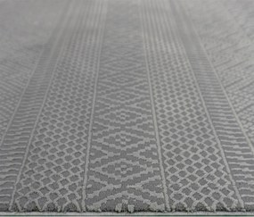 BE Koberec Zurich 1901 GREY – sivý obdĺžnikový Rozmer: 200x290 cm