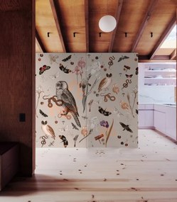 WALLCOLORS Pink Owls wallpaper - tapeta POVRCH: Wallstick