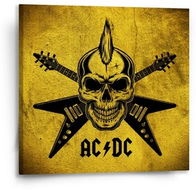 Sablio Obraz ACDC Lebka - 50x50 cm
