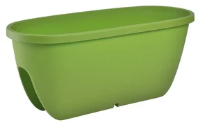 Gardenico Balkónový kvetináč na zábradlie Balconia OVI zelená, pr. 60 cm, pr. 60 cm