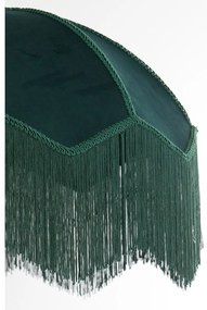 Závesné svietidlo v petrolejovej farbe s textilným tienidlom ø 50 cm Malacia – Light &amp; Living