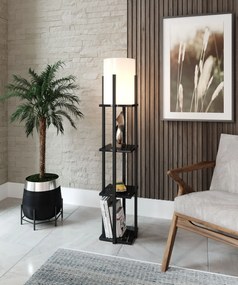 Stojací lampa Nora I černá