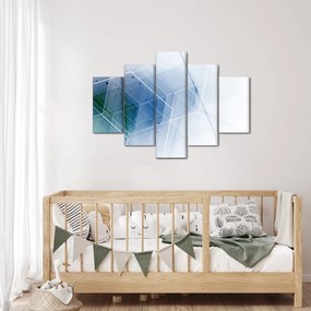 Obraz - Geometrické útvary (150x105 cm)