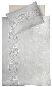 XXXLutz POSTEĽNÁ BIELIZEŇ, makosatén, sivá, biela, 140/220 cm Fleuresse - Obliečky & plachty - 003273060702