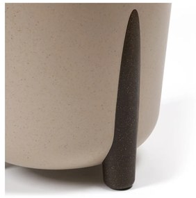 PLASTOVÝ KVETINÁČ MOSS ECO 25X26 CM BÉŽOVÁ