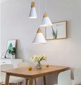 Dekorstudio Retro stropná lampa Loft Scandi CP biela