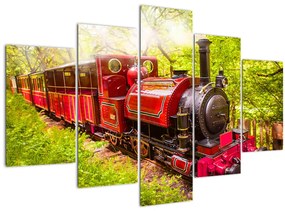 Obraz parného vlaku (150x105 cm)