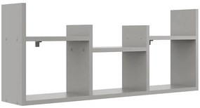 Polička NR 18 platinová sivá