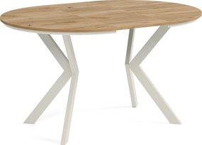 Okrúhly rozkladací jedálensky stôl DEVO PLUS Veľkosť: 90 - 128 cm