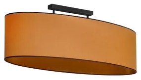 Duolla - Prisadený luster OVAL VEGAN 2xE27/15W/230V hnedá