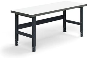 Dielenský stôl TRUST, 2000x760mm, 600 kg, vysokotlaký laminát