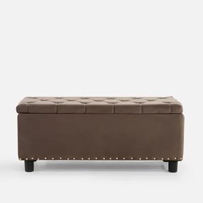 Velúrová lavica KARING s úložným priestorom