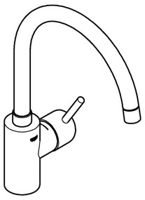 GROHE 32661003 - Drezová batéria CONCETTO lesklý chróm