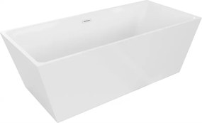 Mexen Lita, voľne stojaca vaňa 170 x 75 cm, biela, biely prepad, 52121707500-20