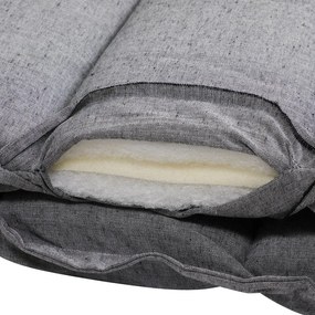 InternetovaZahrada Poduška na lehátko Ergo - sivá
